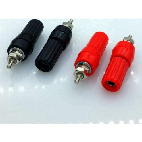 10Pcs/Lot Speaker Amplifier Terminal Binding Post 4mm Banana Plug Socket Female Connector