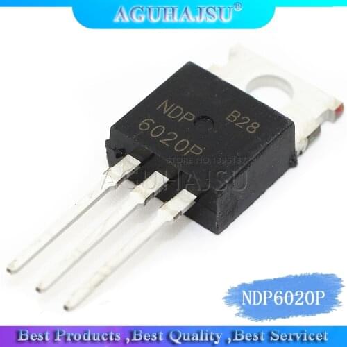 10pcs/lot NDP6020P NDP6020 MOSFET P-CH 20V 24A TO-220