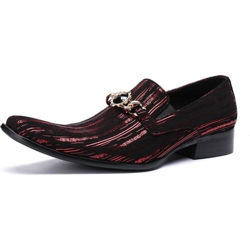 100% Brand New Men Shoes Handmade Pointed Gold Metal Toe Dress Shoes Men Shiny Wedding/Party Shoes Sapatos Masculino