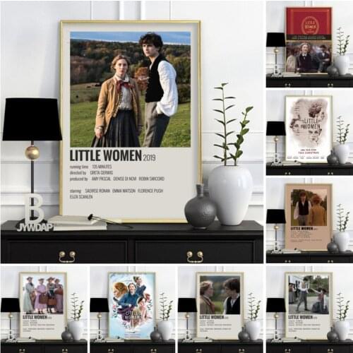 2019 Reying Movie Little Women Posters And Prints Pictures On The Wall Canvas Painting Art Decoration Bedroom Home Decor Cuadros