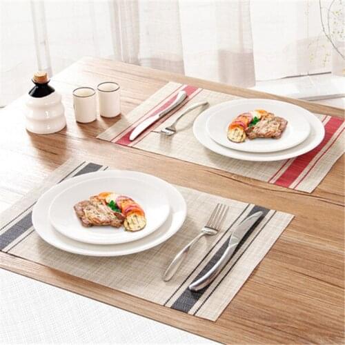 2021 fashion placemat pastoral series kitchen insulation student placemat table mat cloth mat west placemat