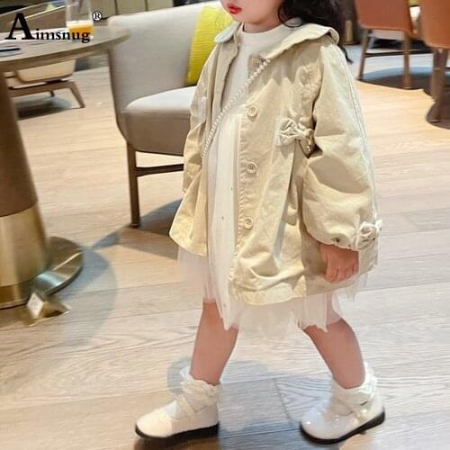 Aimsnug Trench Coats For Girls