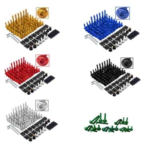 Motorcy Accessorie CNC universal Fairing Bolt Screw Fastener for Kawasaki ZZR600 ZX6R ZX636R ZX6RR ZX9R ZX10R Z1000 ZX12R