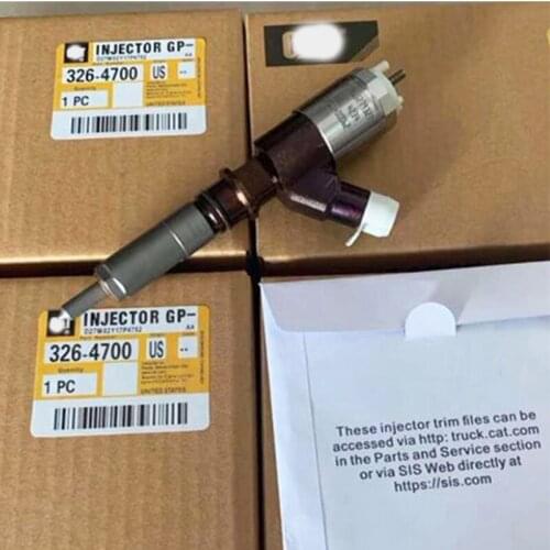 CAT C6.4 Diesel Engine GP Common Rail Fuel Injector 10R-7675 326-4700 3264700 for E320D Caterpillar Excavator Injector Nozzle