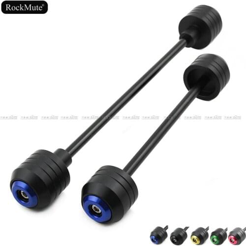 For YAMAHA FZ-1N 2006-2012 Motorcycle Aluminum Alloy POM Front Rear Axle Fork Wheel Protector Sliders Falling Protection