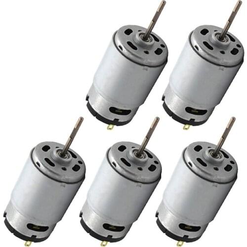 395 Motor High Torque Motor DC 6V 12V 7.4V 900RPM 2200RPM Metal Electric Motor 2.3mm Shaft for DIY Technology Toy