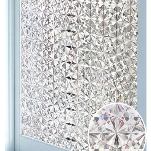 Glue-free electrostatic glass film bathroom balcony opaque frosted stickers window stickers glare snowflake effect pvc film