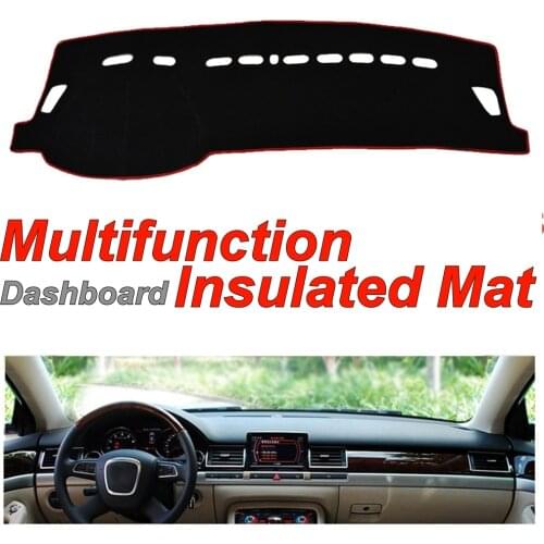 Dashboard Mat Insulated Original Factory Shape pad Protection Cover Carpet Dashmat Special Model For Audi A8 A8L D3 4E 2002~2009