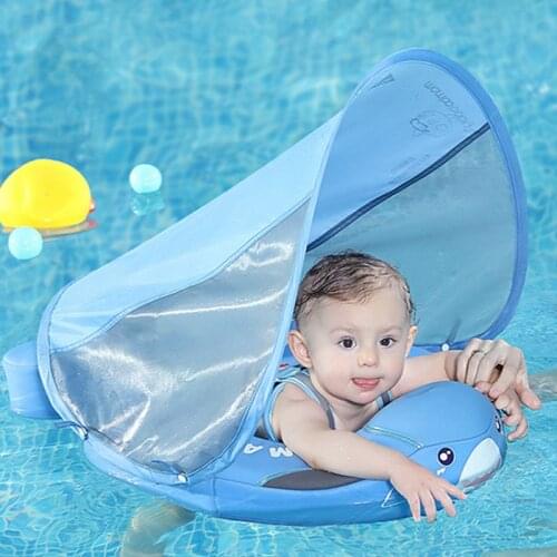 Baby Solid Swimming Float Non Inflatable Swimming Ring Safety Infant Swim Training Aid for Bathtub Pools Swim Trainer