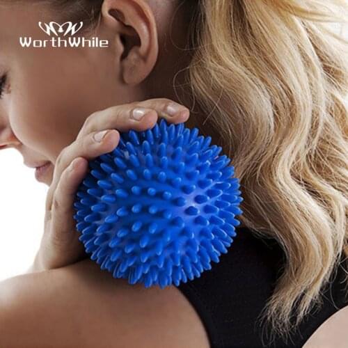 WorthWhile Massage Yoga Balls PVC Exercise Sport Fitness Ball Body Stress Relief Scapulae Hand Foot Roller Massager Workout Home