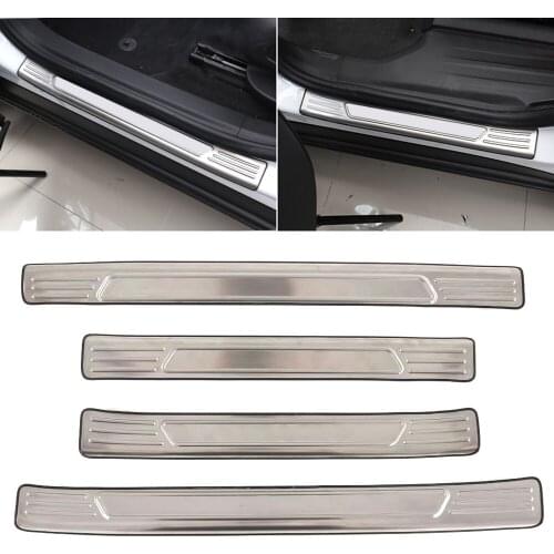 For Chevrolet Blazer 2019 2020 Accessories Stainless Steel Outer Door Sill Scuff Plate Trim Threshold Cover Car Styling