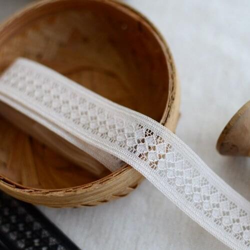 Wholesale 10meters/pack 9cm wide thin beige-grey lace trimming curtain lace accessory polyester Z065