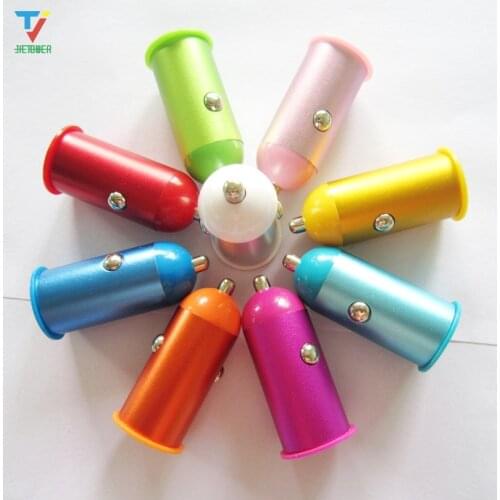 Wholesale Newest High Quality 2.1A Mini Car Charger for Apple iphone for ipad For Samsung HTC Xiaomi Huawei Phones 300pcs