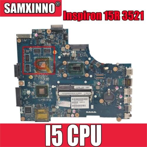 Original Laptop motherboard For DELL Inspiron 15R 3521 5521 Core I5 Mainboard CN-0TPX0T 0TPX0T VAW00 LA-9104P SR0XL 216-0833000