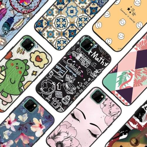 Anti-knock Soft Case Phone Case For Huawei Y5P/Honor 9S Original Cute TPU Cartoon Silicone For Girls