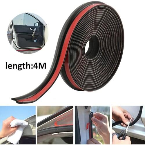 4M 160'' Z-Shape Rubber Seal Weather Strip For Car Truck Motor Window Edge Door