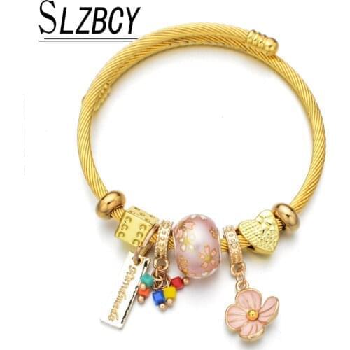 SLZBCY Golden Bracelets