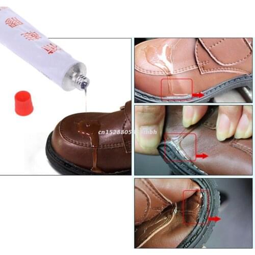 10ml Super Adhesive Repair Glue For Shoe Leather Rubber Canvas Tube Strong Bond
