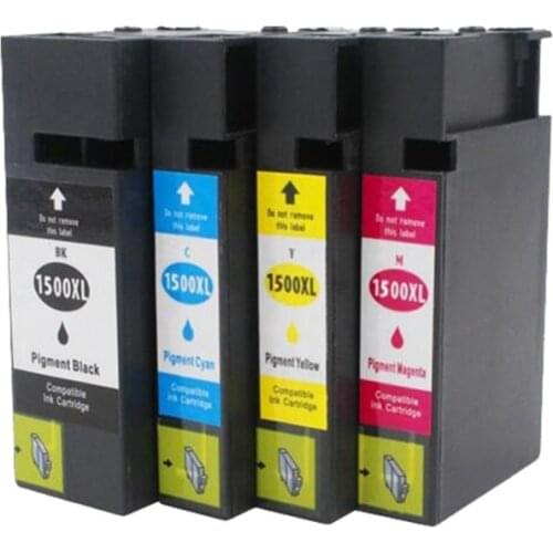 YLC 4PK PGI1500 XL PGI-1500 Compatible Ink Cartridge for Canon MAXIFY MB2050 MB2000 MB2300 MB2350 Printer