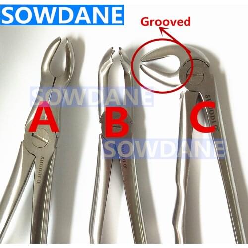 1 piece Stainless Steel Dental Tooth Extraction Forceps Adult Teeth Extracting Plier Forcep Surgical dental Instrument Tool