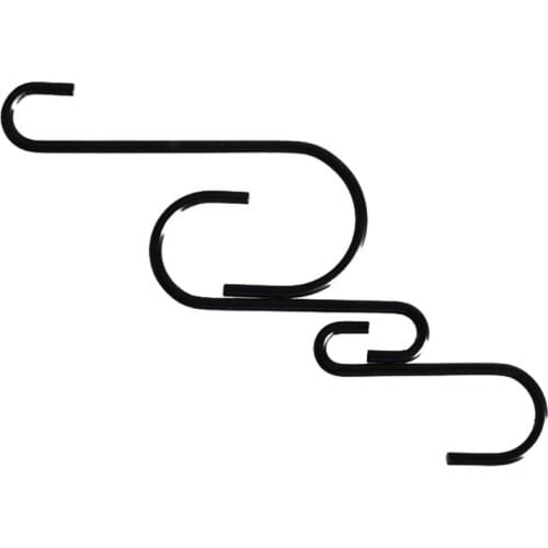 10pcs S Hooks Hanging Hooks Heavy Duty Hangers for Hanging Clothes Closet Rods Pans Pots Plants Bags Towels Kitchen Bedroom