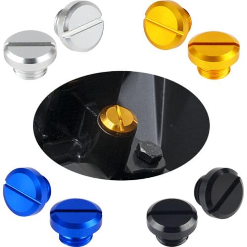 2 Pcs M10*1.25 MM Right Side Mirror Hole Plug For Kawasaki Z250 Z750 Z800 Z1000 ER-6N ER6N ZRX1100 ZRX1200 Z 250 750 800 1000