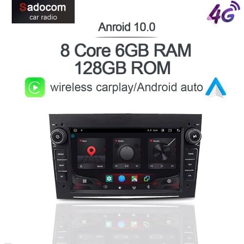 Carplay 7" Android 10.0 Car Multimedia Player 4G LTE Navigation GPS Radio For Opel Astra Stereo Antara Zafira Corsa Combo Vectra