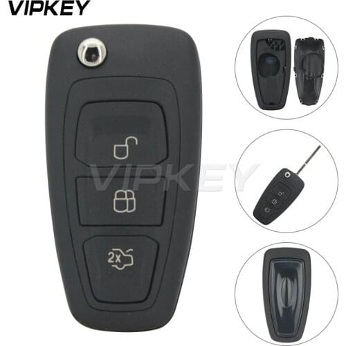 Remotekey smart key shell 5WK49986 Folding key case 3 button HU101 blade for Ford C-Max Focus Grand C-Max Mondeo 2009-2014