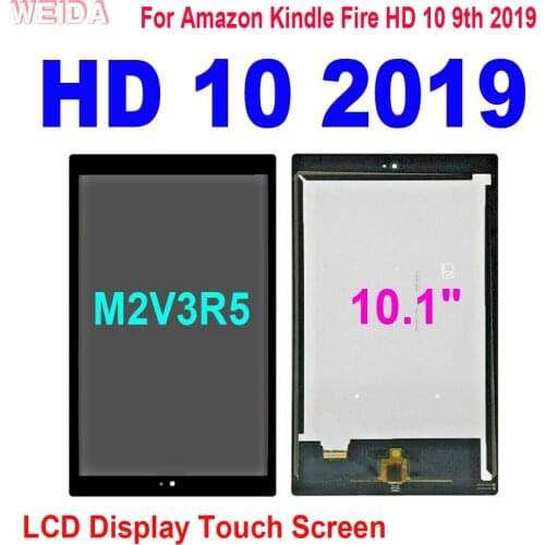 For Amazon Kindle Fire HD 10 9th 2019 M2V3R5 LCD Display Touch Screen Digitizer Assembly For Amazon HD 10 2019 LCD Replacement