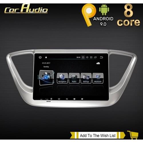 Car Audio for Android 9.0 PX6 Car Multimedia for Hyundai Verna 2016- car radio multimedia player gps support video output wifi