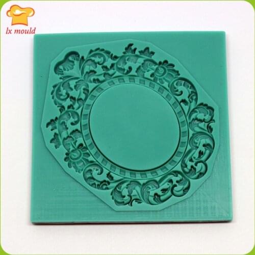 LXYY Mould Fondant Cake Silicone Molds Dry Pace Shape Mold New Retro Photo Frame