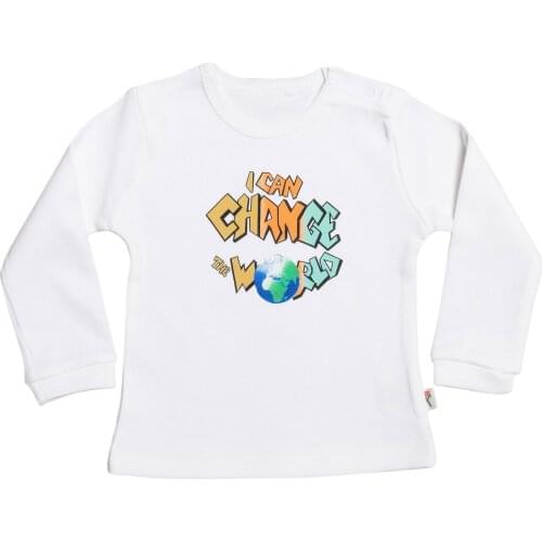 Baby boys and girls unisex Organic Long Sleeve T-shirt