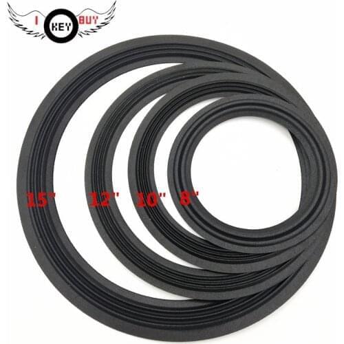 I KEY BUY 2pcs 8/10/12/15 Inch Speaker Cloth Edge Tri-fold/Two fold Ring Surround Subwoofer Repair Accessories