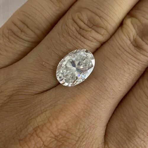 Best Quality Lab Grown Oval Shape Moissanite Diamond Clarity VVS Color D 13x18mm Loose Gemstones