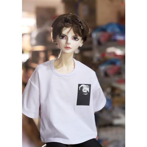 BJD Doll clothes suitable for 1-3 1-4 uncle casual short-sleeved fashion doll accessories