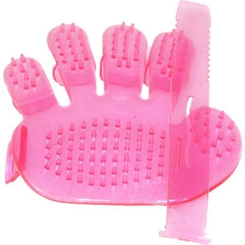 1 set dog shower rubber gloves brushes