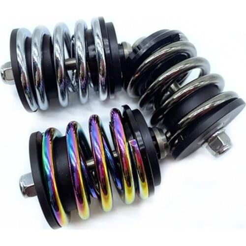 Folding Bike Titanium Screw Rod Rear Shocks Absorber Shock For Brompton 3Sixty Bicycle Spring Suspension