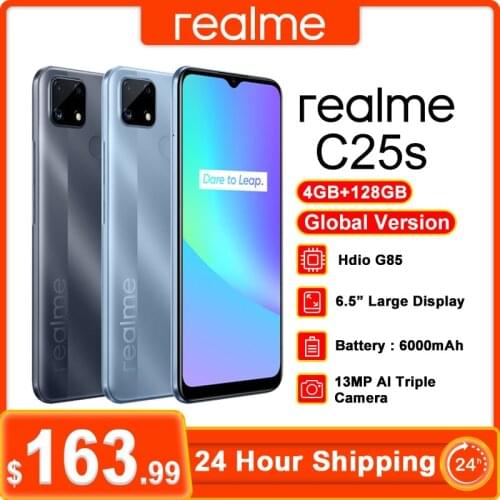 Realme 7 Global Version 6GB 64GB NFC 6.5'FHD+ Smartphone 30W Dart Charge 5V/6A Helio G95 48MP 5000mAH Mobile Cell Phone