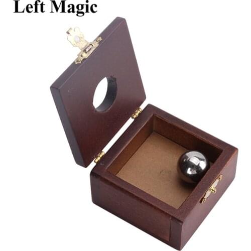 Steel Ball Thru Glass Magic Tricks Penetration Solid through Solid Magia Magician Close Up Illusions Gimmick Prop Fun Mentalism