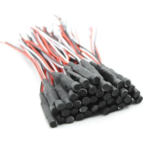 CCTV 6-12VDC Extremely Sensitive Microphone Voice Pickup Aerial Audio Signal Collection For Mini FPV Mic Camera DVR System