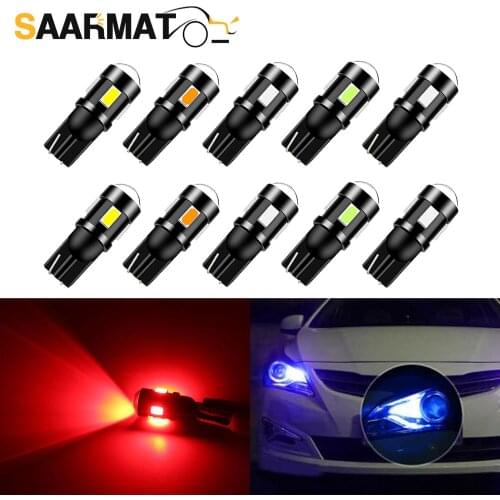 10pcs T10 LED Bulb Canbus No Error Plug and play wedge light The width light For Hyundai Accent Azera Elantra Solaris ix35 ix25