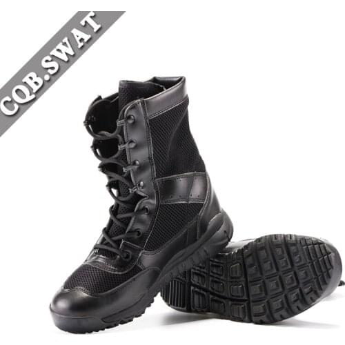 CQB.SWAT Tactical Boots Summer Combat Boots Breathable Wearable Male Special Force Boots ZD-Rain
