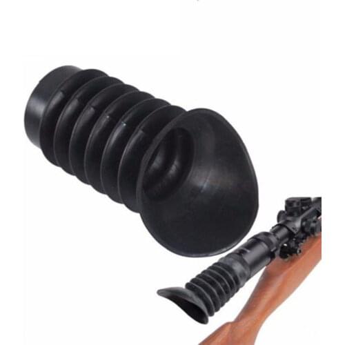 Tactical Hunting Universal 40mm PVC Rubber Cover Eye Protector Extender For Riflescope