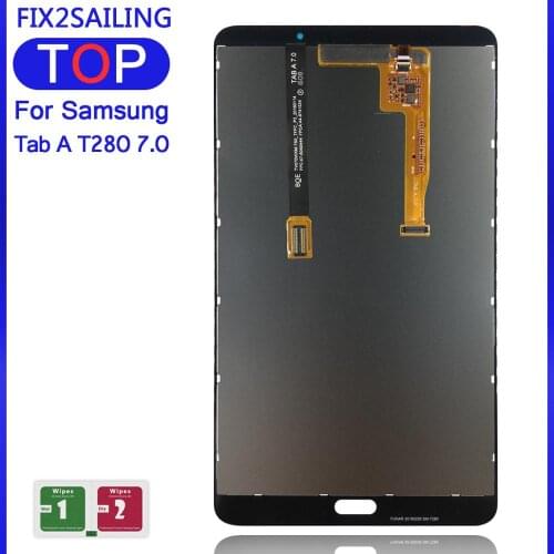 LCD Display with Touch Screen Digitizer Sensors Full Assembly Panel For Samsung Galaxy Tab A 7.0 (2016) SM-T280 T280 T285