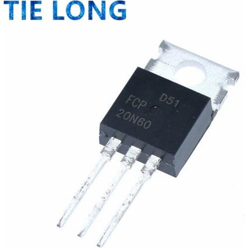 5pcs/lot FCP20N60 20N60 TO-220 600V 20A