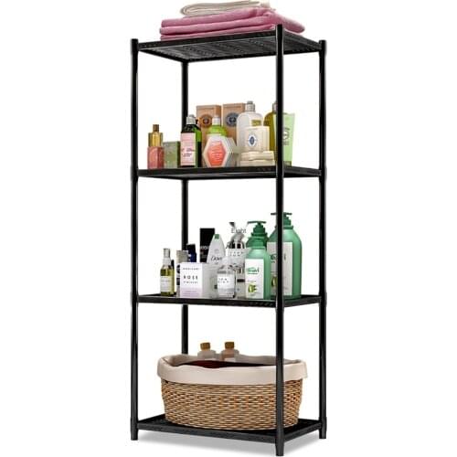 5 Layer Kitchen Storage Rack Assemble Metal Organizer Storage Shelf for Home Kitchen Accessories Storage Space Saving Organizer