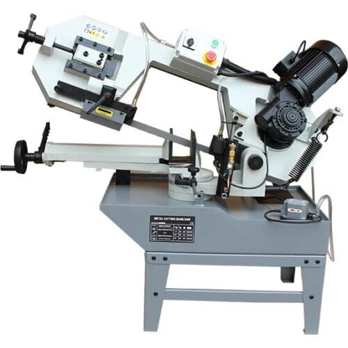 8 Inch Hydraulic Horizontal Metal Saw Automatic Cutting Machine Three-Phase High-Power Stainless Steel Metal Sawing Machine