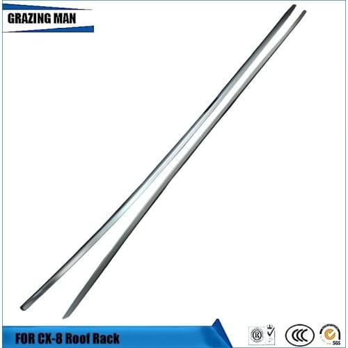 Car Aluminum Roof Rack for Mazda CX-8 2018 2019 2020 CX-8 Luggage Roof Rail Cross Bar