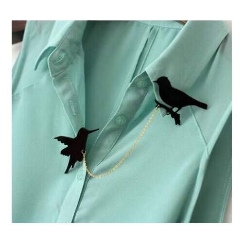 Cute acrylic butterfly cat bird squirrel brooch brooches pins for men unisex lovely new design fashion animal brooches jewelry