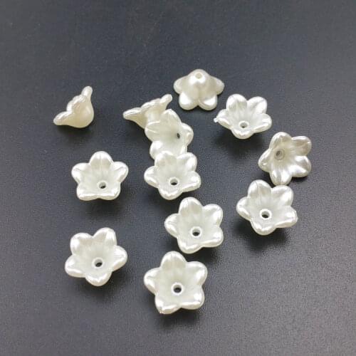 50pcs/Lot 12mm morning glory Flower Loose Spacer Bead Caps Cone End Beads Cap Filigree For DIY Jewelry Finding Making